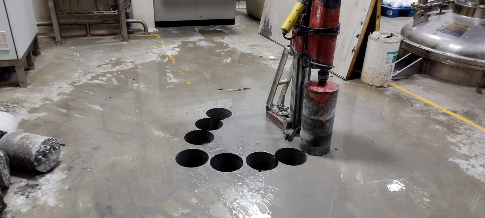 Stitch Core Cutting of High Thickness Slab